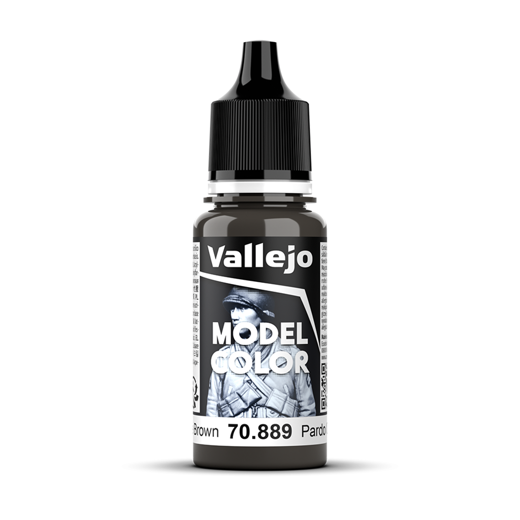 Vallejo Model Color Olive Brown 70889 Acrylfarbe 18 ml für Tabletop Miniaturen und Modellbau
