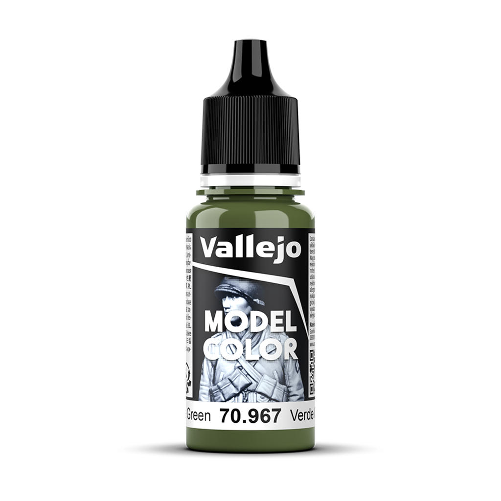 Vallejo Model Color Olive Green 70967 Acrylfarbe 18 ml für Tabletop Miniaturen und Modellbau