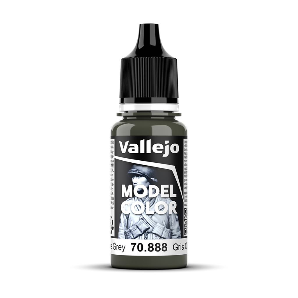 Vallejo Model Color Olive Grey 70888 Acrylfarbe 18 ml für Tabletop Miniaturen und Modellbau