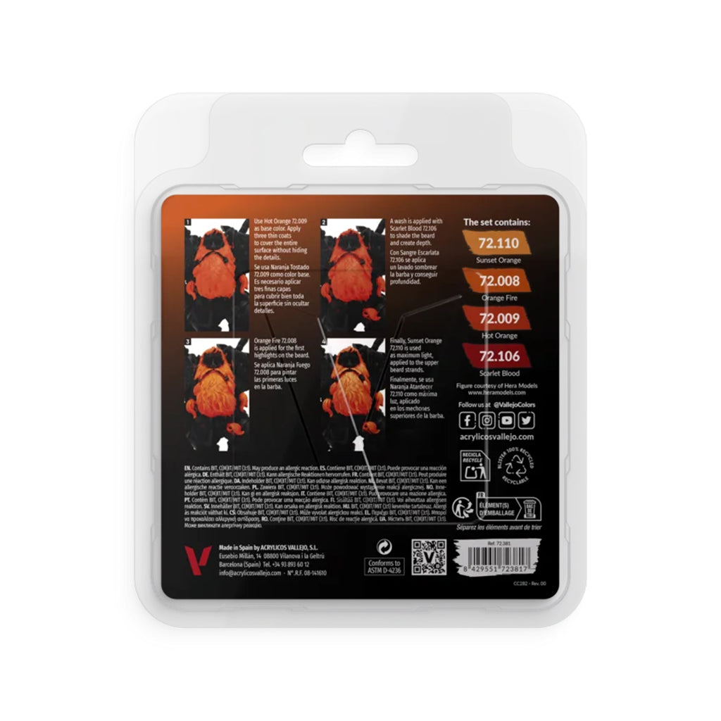 Orange Color Set 4x18ml - Game Color (72381)