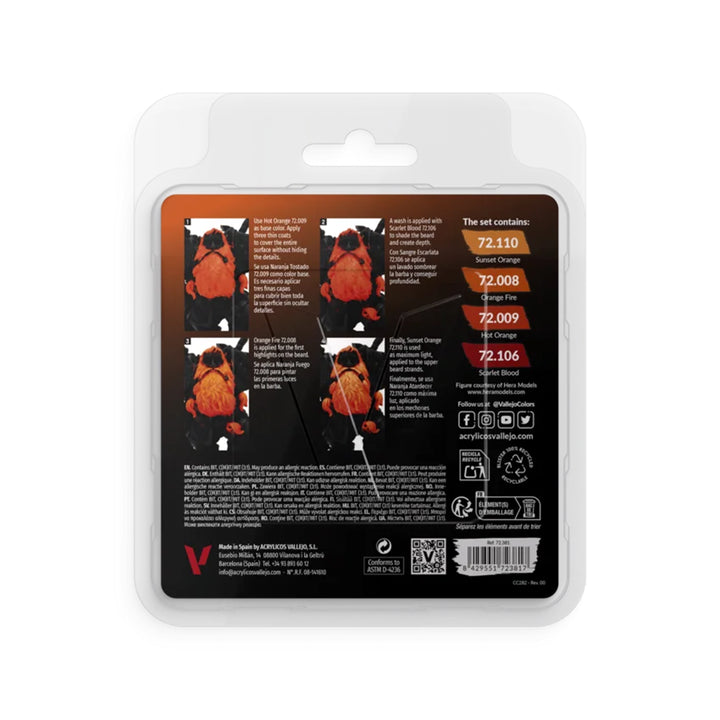 Orange Color Set 4x18ml - Game Color (72381)