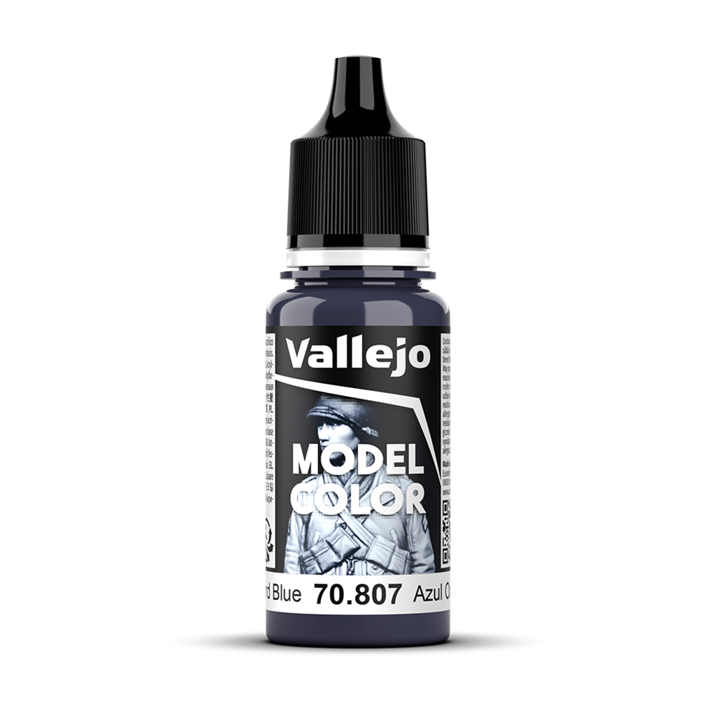 Vallejo Model Color Oxford Blue 70807 Acrylfarbe 18 ml für Tabletop Miniaturen und Modellbau