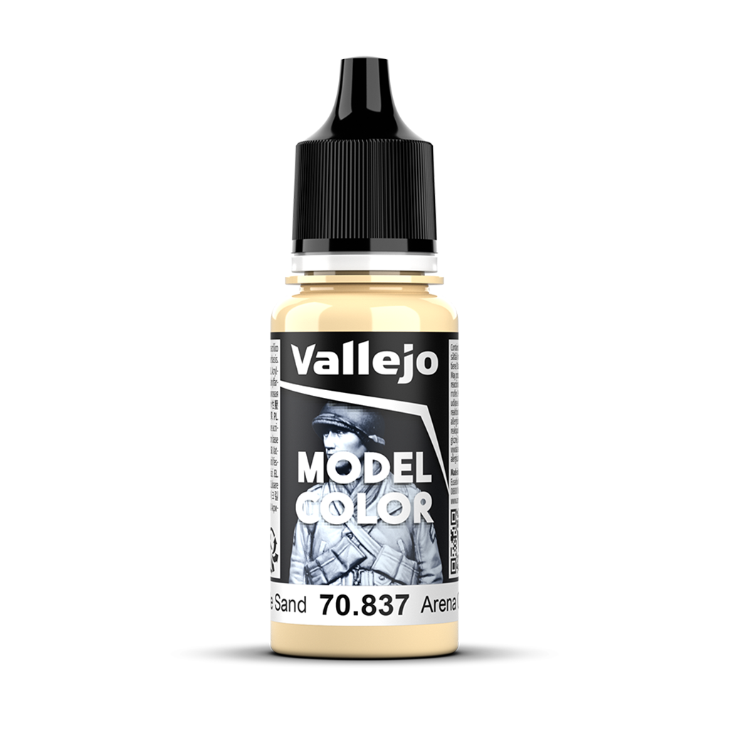 Vallejo Model Color Pale Sand 70837 Acrylfarbe 18 ml für Tabletop Miniaturen und Modellbau