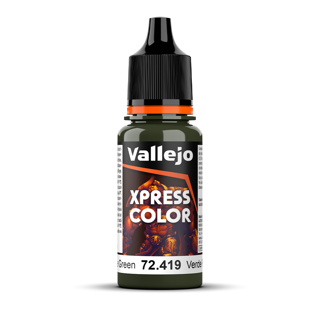 Vallejo Game xpress Color Plague Green 72.419 Acrylfarbe 18 ml für Tabletop Miniaturen und Modellbau