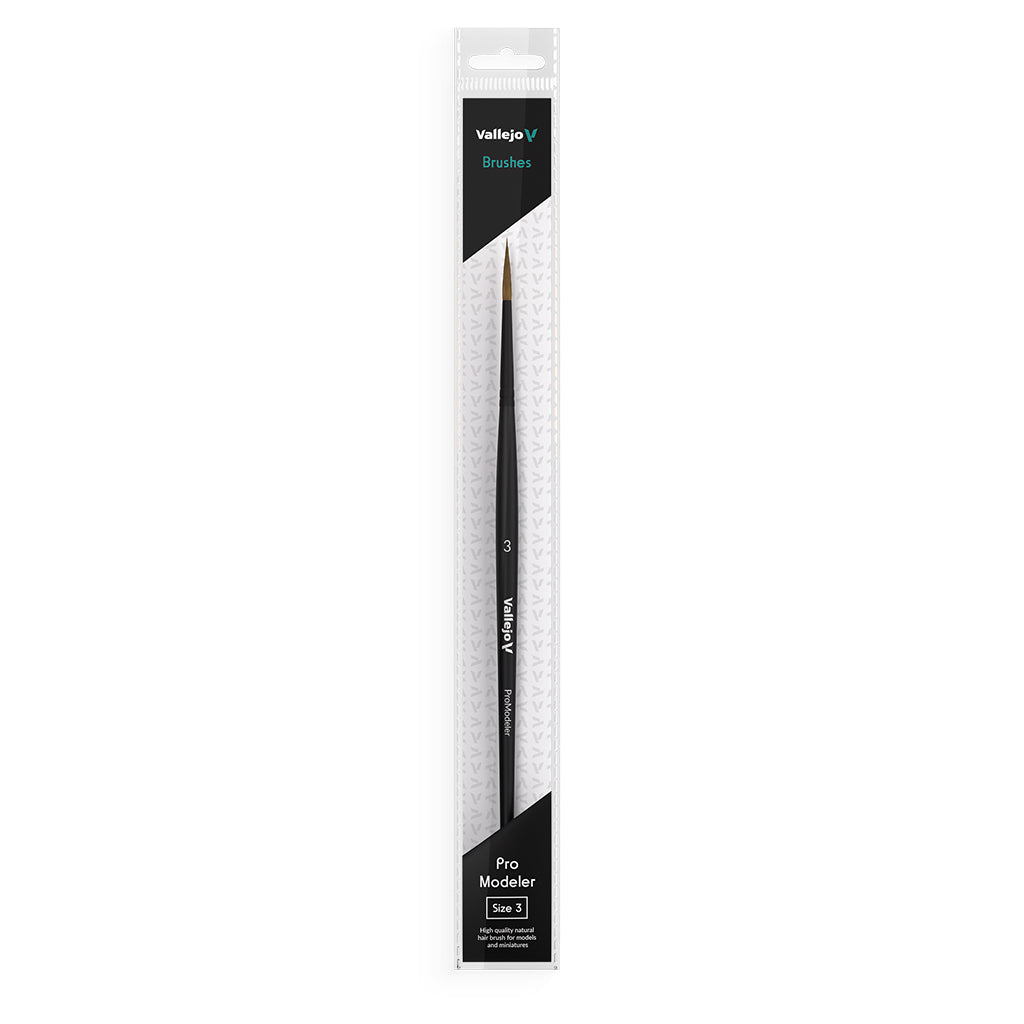 Naturhaar Pinsel Pro Modeler No. 3 - Vallejo (VAB01003)