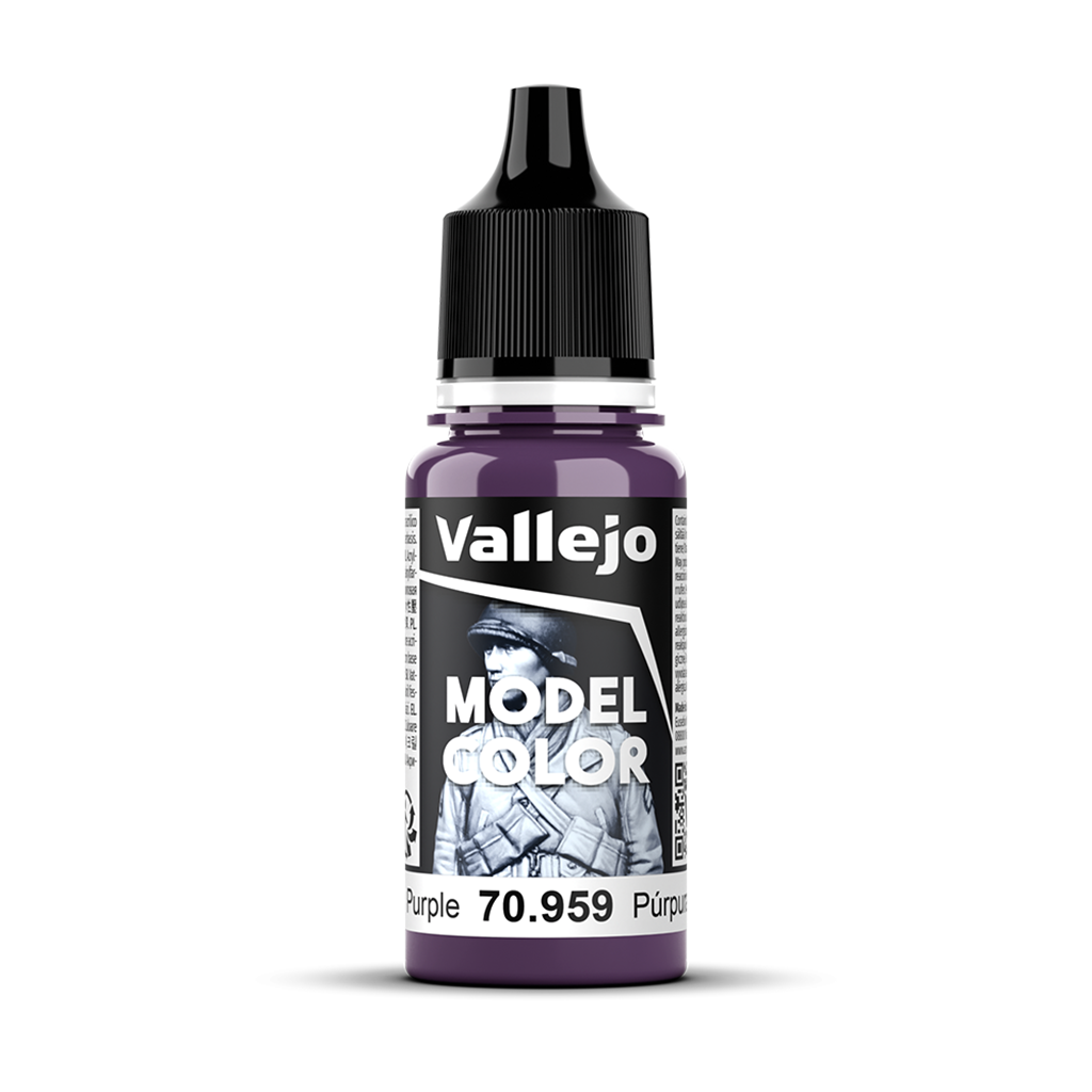 Vallejo Model Color Purple 70959 Acrylfarbe 18 ml für Tabletop Miniaturen und Modellbau