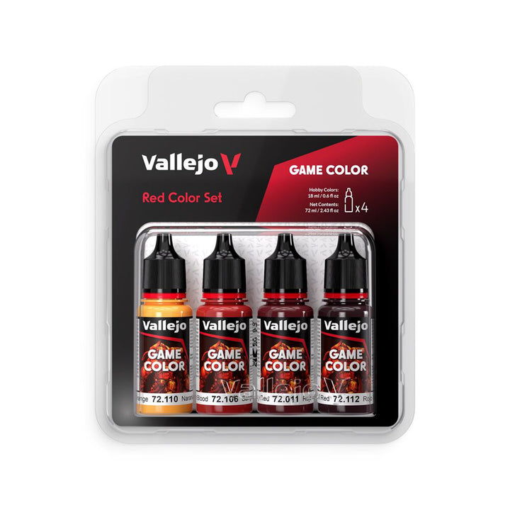 Red Color Set 4x18ml - Game Color (72377)