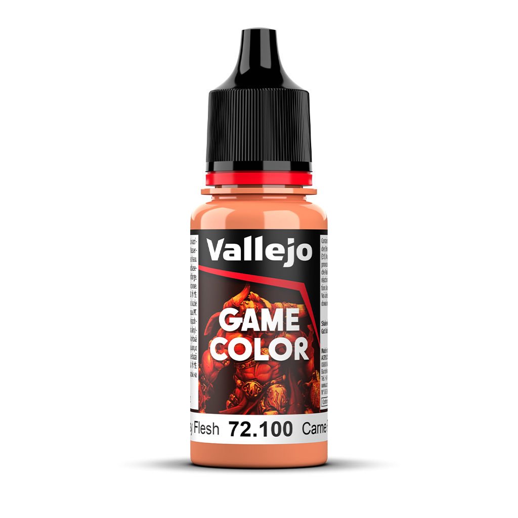 Vallejo Game Color Rosy Flesh 72.100 Acrylfarbe 18 ml für Tabletop Miniaturen und Modellbau