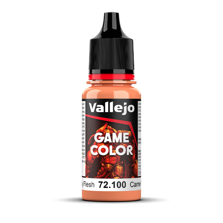 Vallejo Game Color Rosy Flesh 72.100 Acrylfarbe 18 ml für Tabletop Miniaturen und Modellbau