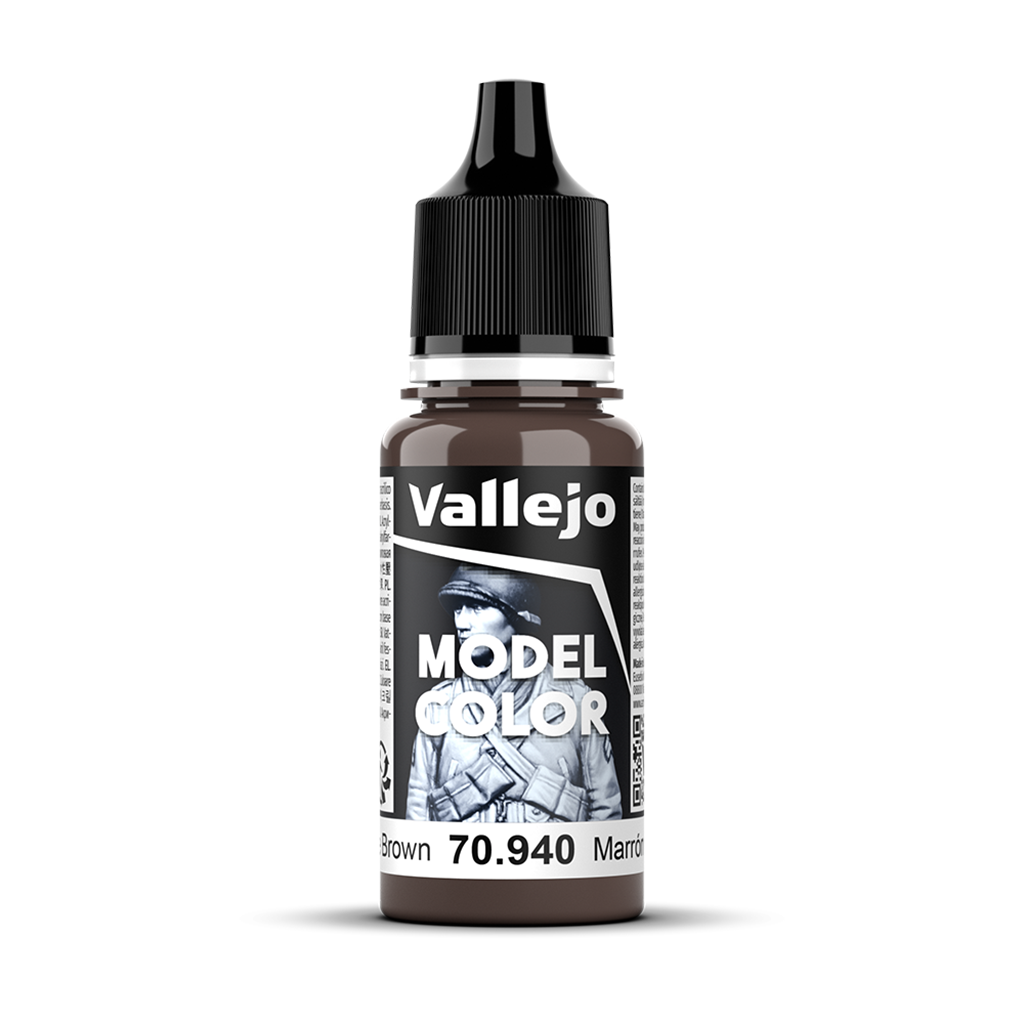 Vallejo Model Color Saddle Brown 70.940 Acrylfarbe 18 ml für Tabletop Miniaturen und Modellbau