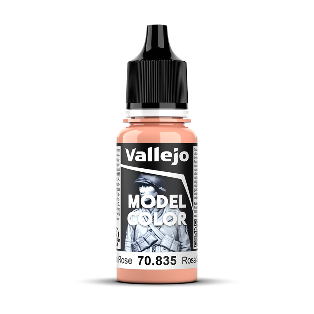 Vallejo Model Color Salmon Rose 70.835 Acrylfarbe 18 ml für Tabletop Miniaturen und Modellbau