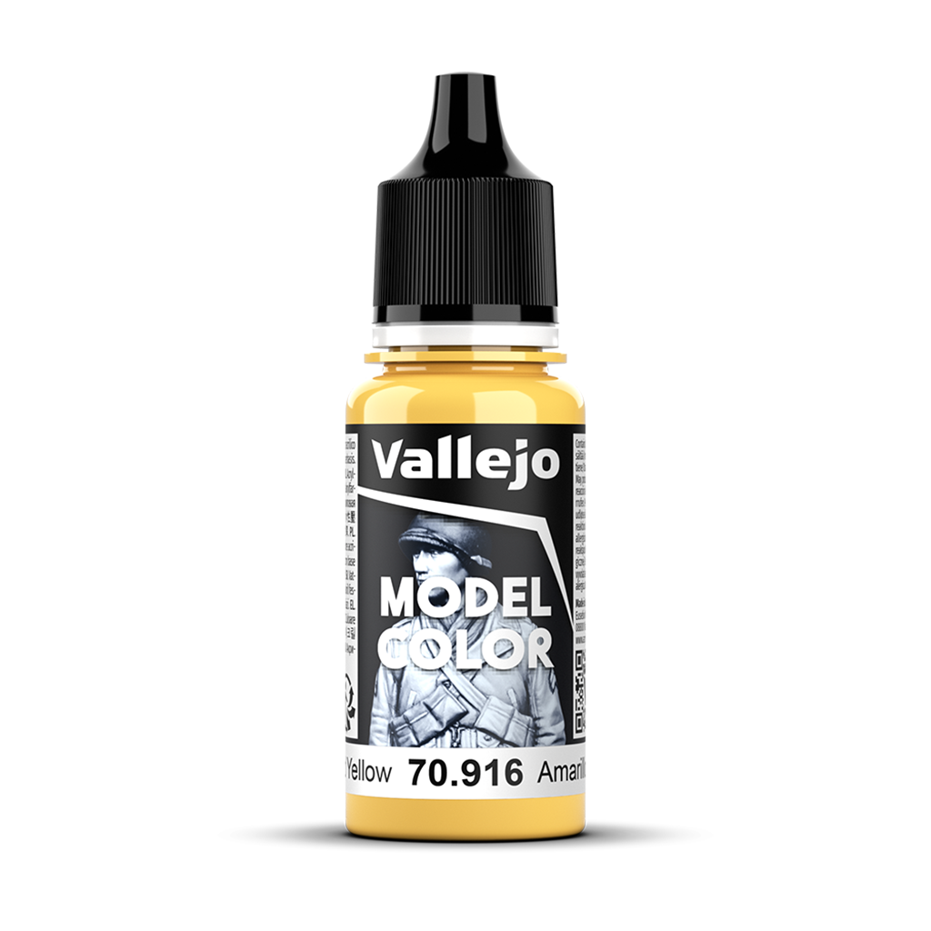 Vallejo Model Color Sand Yellow 70.916 Acrylfarbe 18 ml für Tabletop Miniaturen und Modellbau