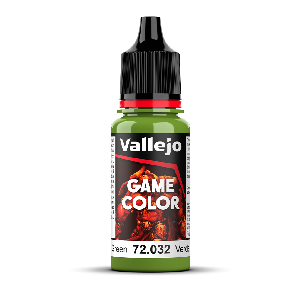 Vallejo Game Color Scorpy Green 72.032 Acrylfarbe 18 ml für Tabletop Miniaturen und Modellbau