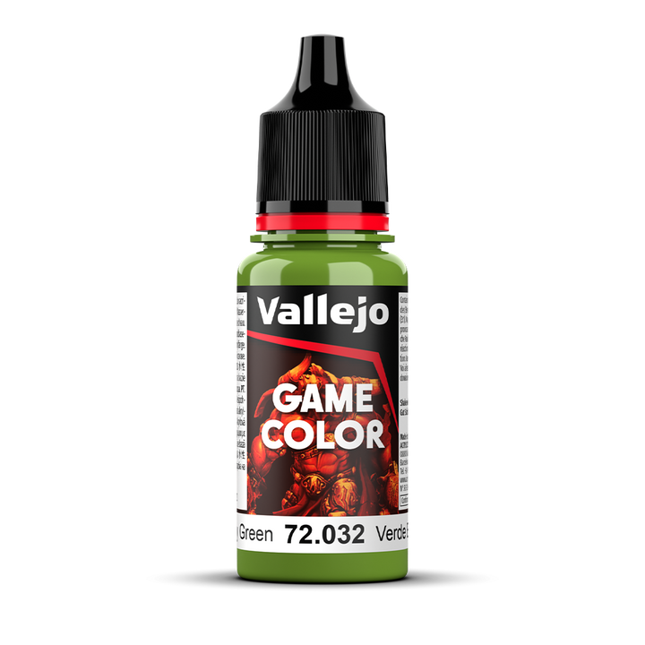 Vallejo Game Color Scorpy Green 72.032 Acrylfarbe 18 ml für Tabletop Miniaturen und Modellbau