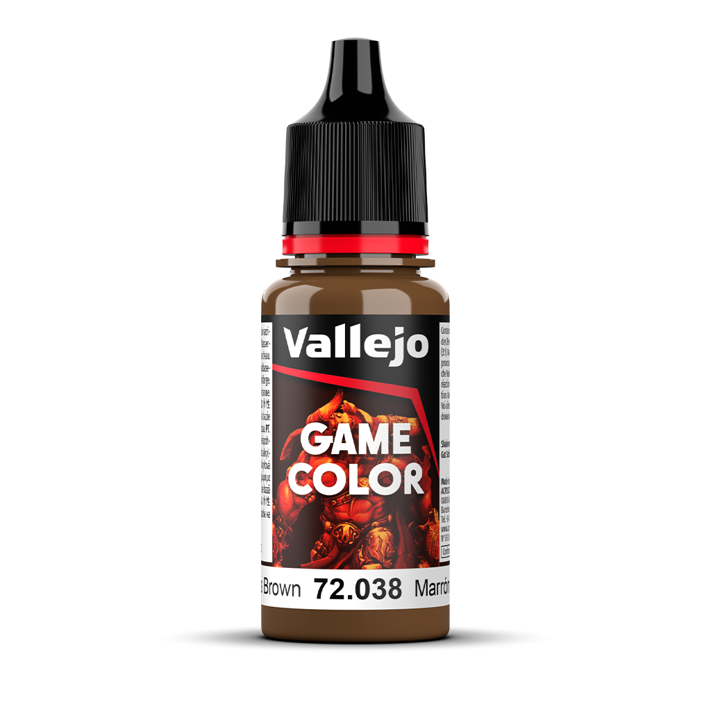 Vallejo Game Color Scrofulous Brown 72.038 Acrylfarbe 18 ml für Tabletop Miniaturen und Modellbau