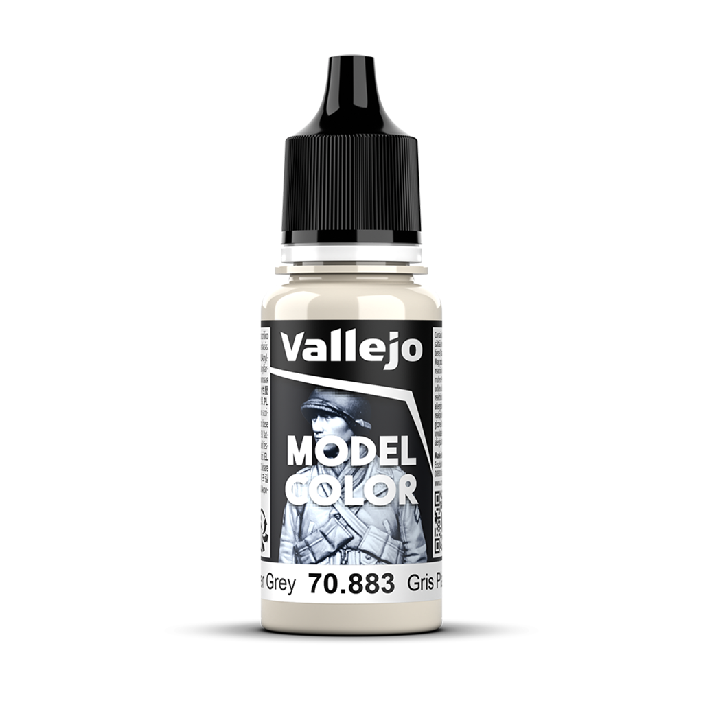 Vallejo Model Color Silver Grey 70.883 Acrylfarbe 18 ml für Tabletop Miniaturen und Modellbau