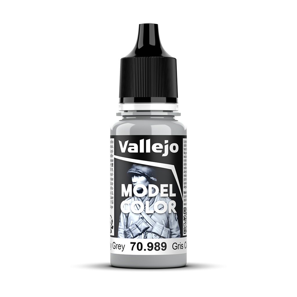 Vallejo Model Color Sky Grey 70.989 Acrylfarbe 18 ml für Tabletop Miniaturen und Modellbau