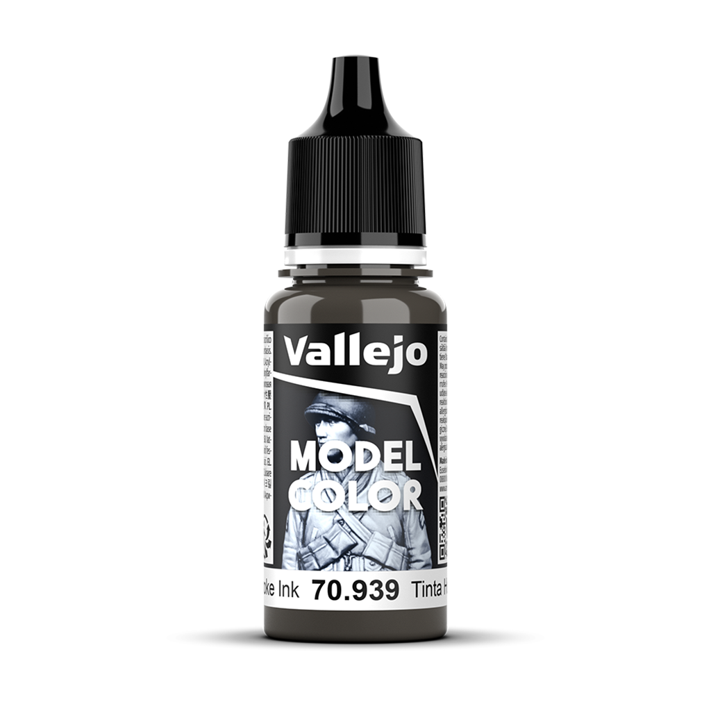 Vallejo Model Color Smoke Ink 70.939 Acrylfarbe 18 ml für Tabletop Miniaturen und Modellbau