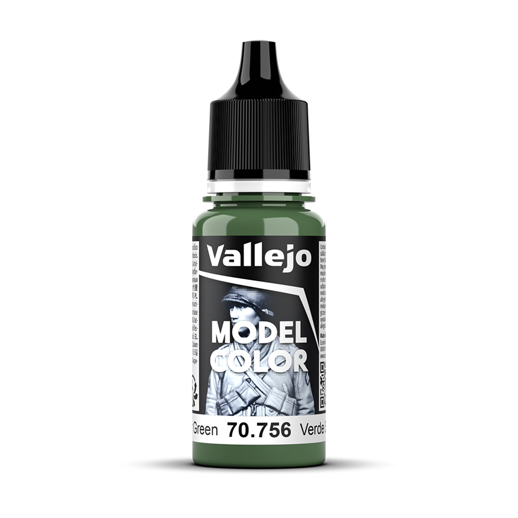Vallejo Model Color Splinter Green 70.756 Acrylfarbe 18 ml für Tabletop Miniaturen und Modellbau
