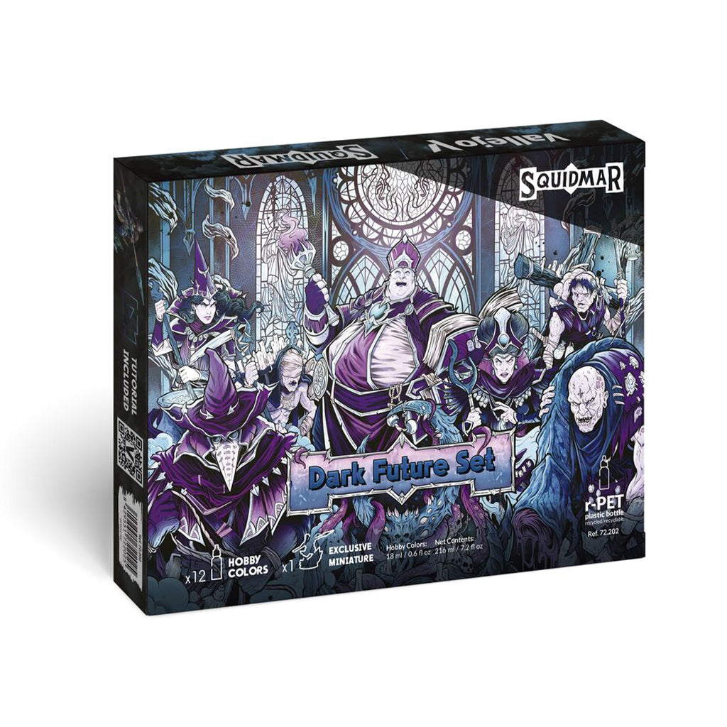 Squidmar x Vallejo - Dark Future Paint Set 12x18ml (72202)
