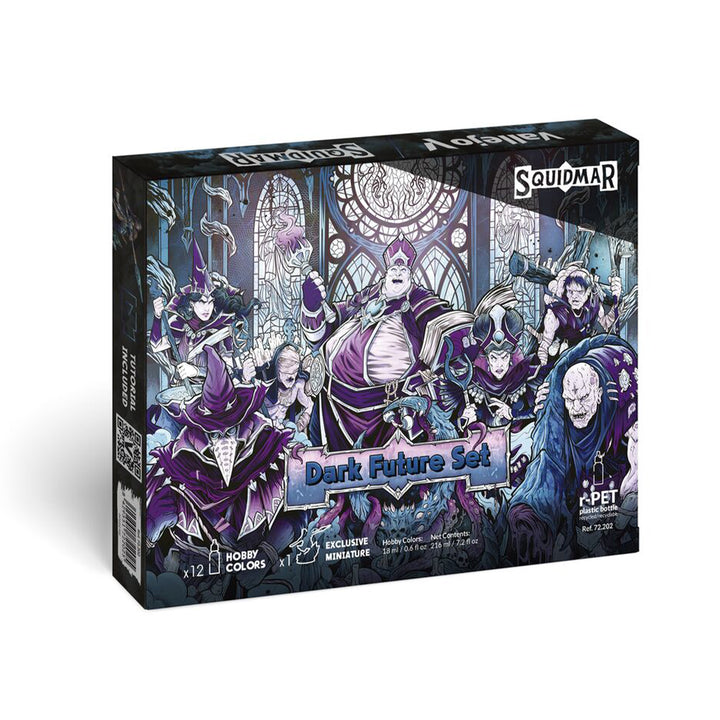 Squidmar x Vallejo - Dark Future Paint Set 12x18ml (72202)
