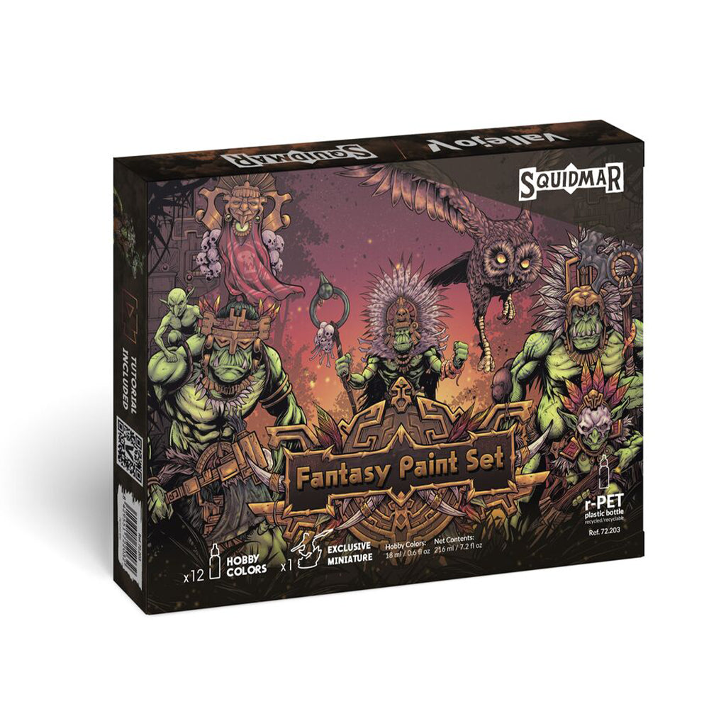 Squidmar x Vallejo - Fantasy Paint Set 12x18ml (72203)