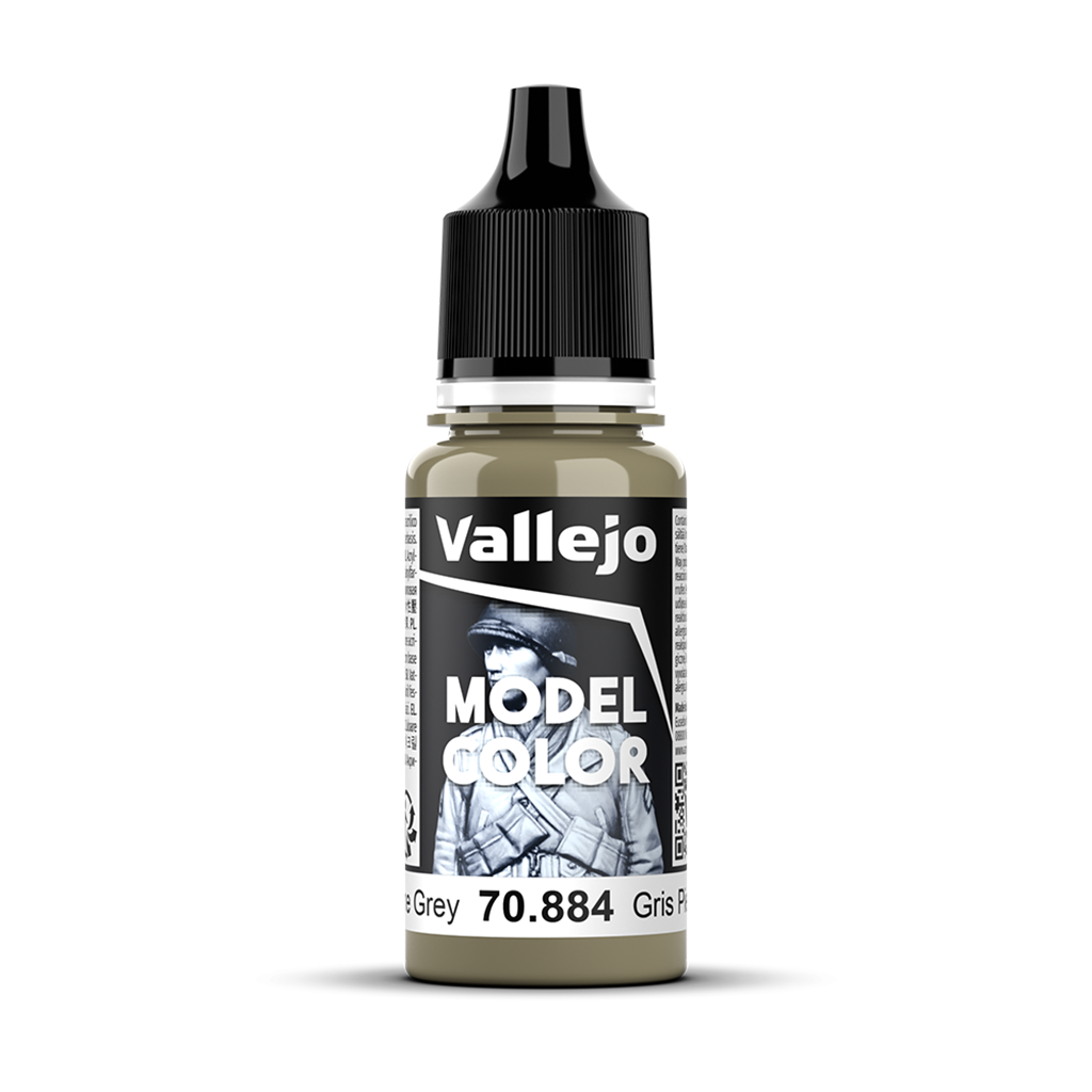 Vallejo Model Color Stone Grey 70.884 Acrylfarbe 18 ml für Tabletop Miniaturen und Modellbau