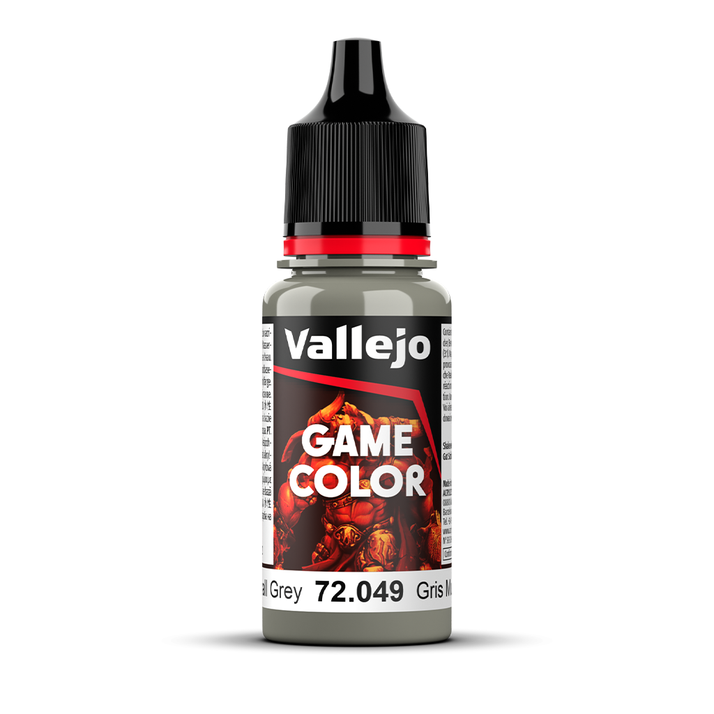 Vallejo Game Color Stonewall Grey 72.049 Acrylfarbe 18 ml für Tabletop Miniaturen und Modellbau
