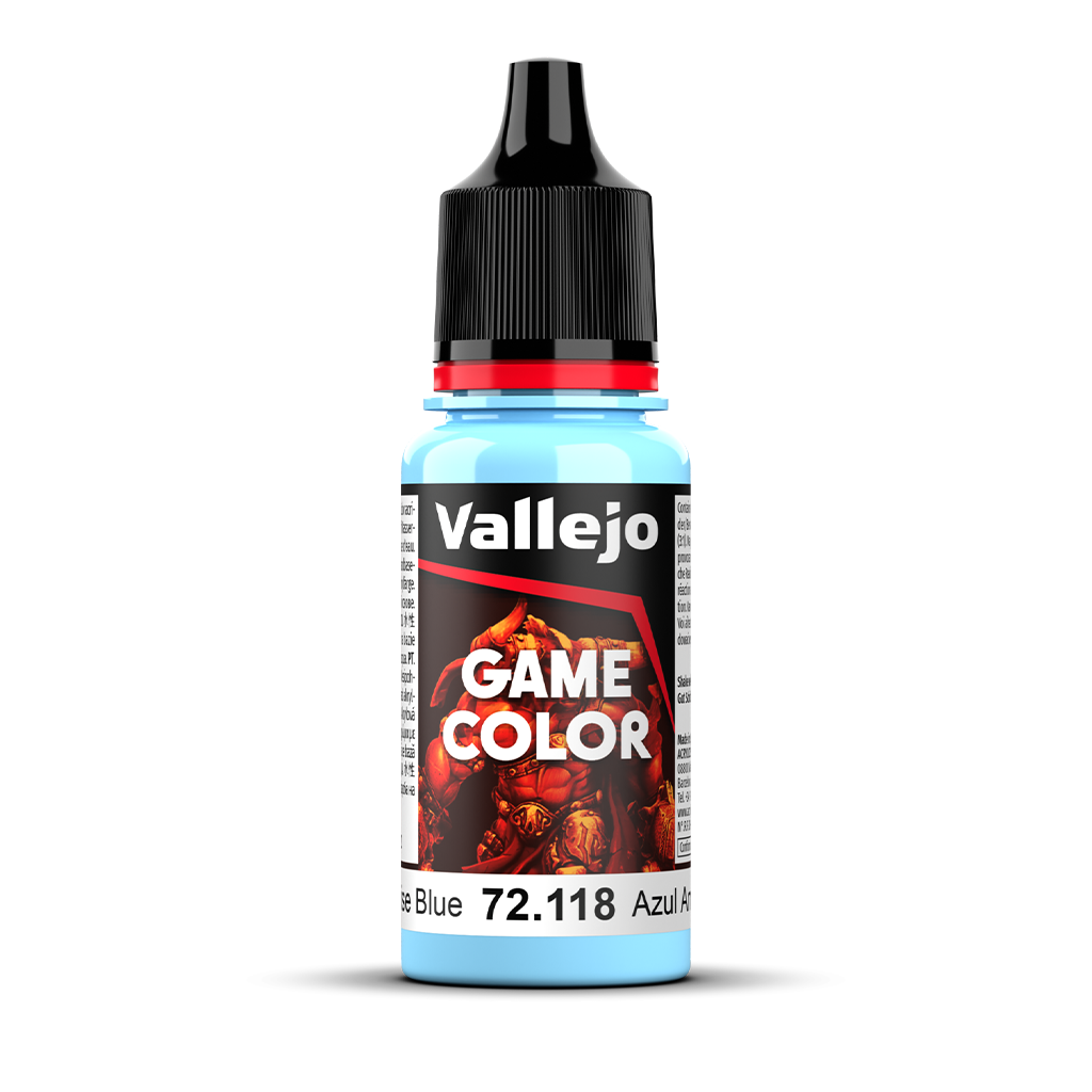 Vallejo Game Color Sunrise Blue 72.118 Acrylfarbe 18 ml für Tabletop Miniaturen und Modellbau