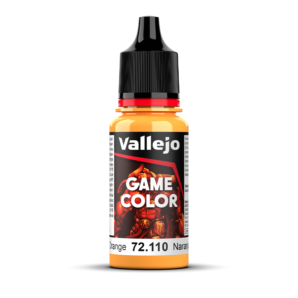 Vallejo Game Color Sunset Orange 72.110 Acrylfarbe 18 ml für Tabletop Miniaturen und Modellbau