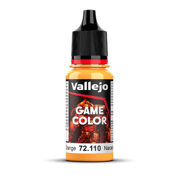 Vallejo Game Color Sunset Orange 72.110 Acrylfarbe 18 ml für Tabletop Miniaturen und Modellbau