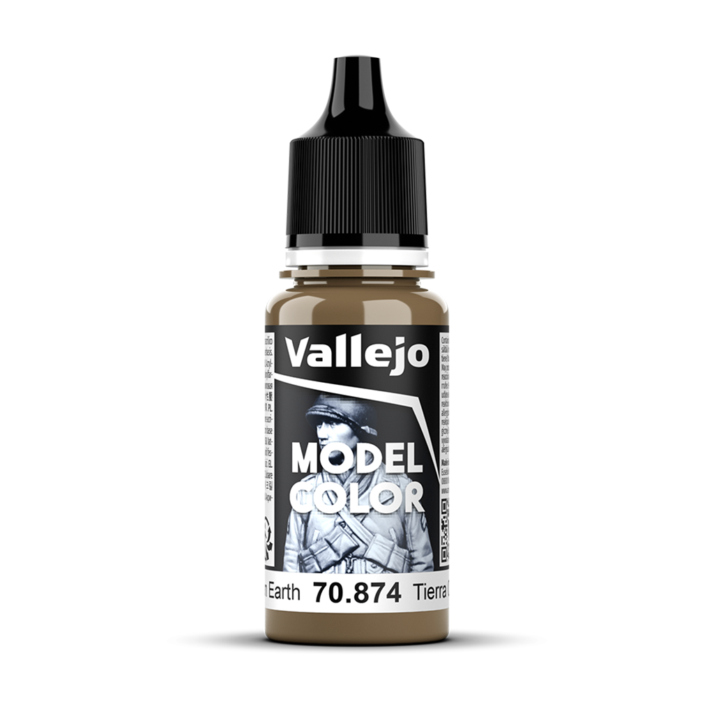 Vallejo Model Color Tan Earth 70.874 Acrylfarbe 18 ml für Tabletop Miniaturen und Modellbau