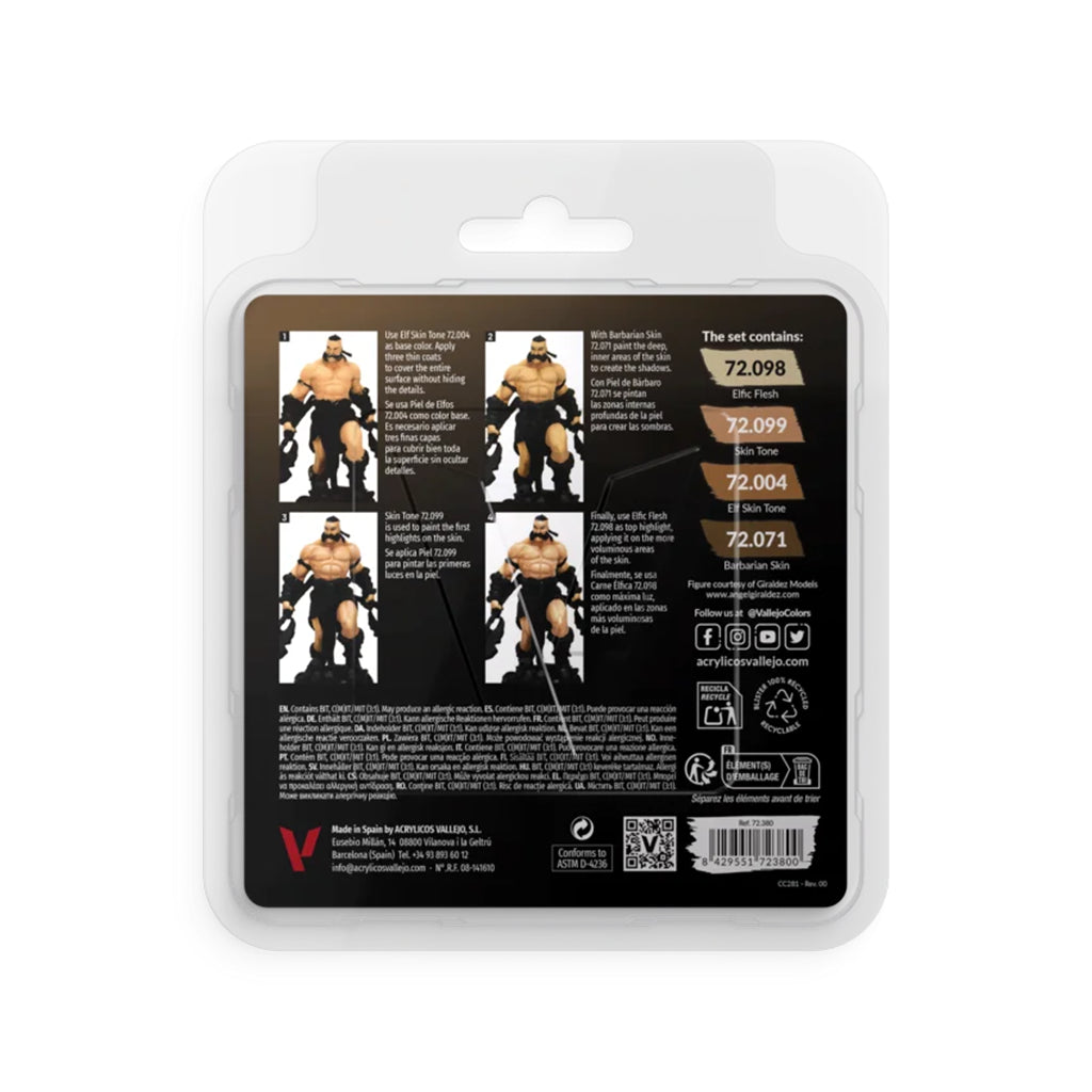 Tanned Skin Set 4x18ml - Game Color (72380)