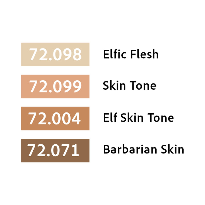 Tanned Skin Set 4x18ml - Game Color (72380)