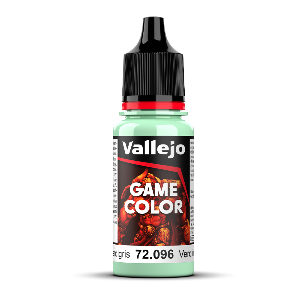Vallejo Game Color Verdigris 72.096 Acrylfarbe 18 ml für Tabletop Miniaturen und Modellbau