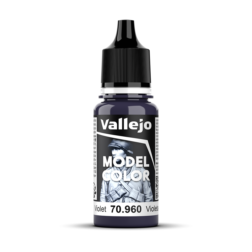 Vallejo Model Color Violet 70.960 Acrylfarbe 18 ml für Tabletop Miniaturen und Modellbau