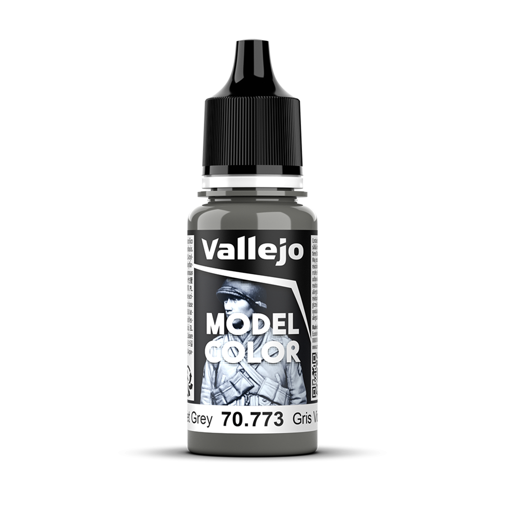 Vallejo Model Color Violet Grey 70.773 Acrylfarbe 18 ml für Tabletop Miniaturen und Modellbau
