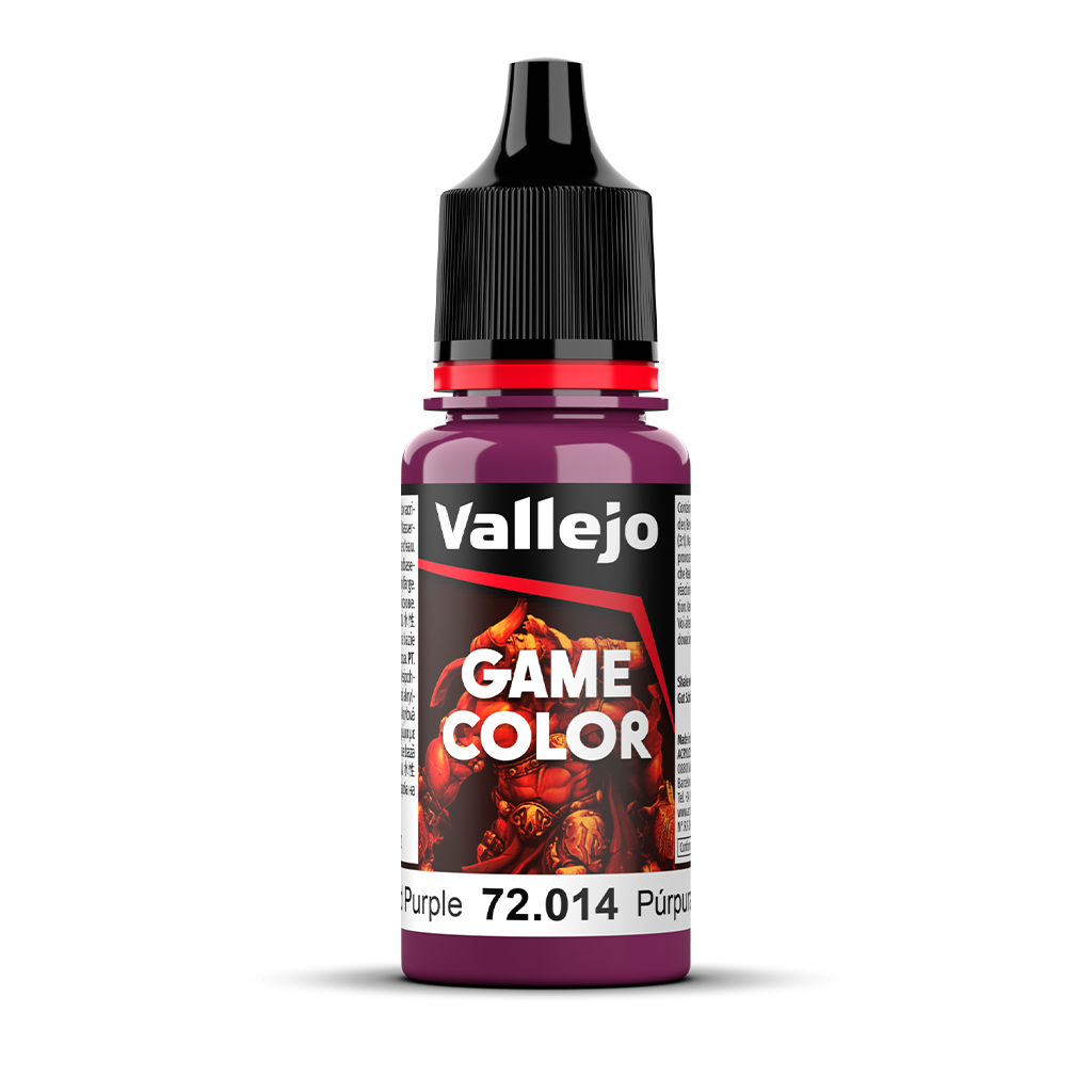 Vallejo Game Color Warlord Purple 72.014 Acrylfarbe 18 ml für Tabletop Miniaturen und Modellbau
