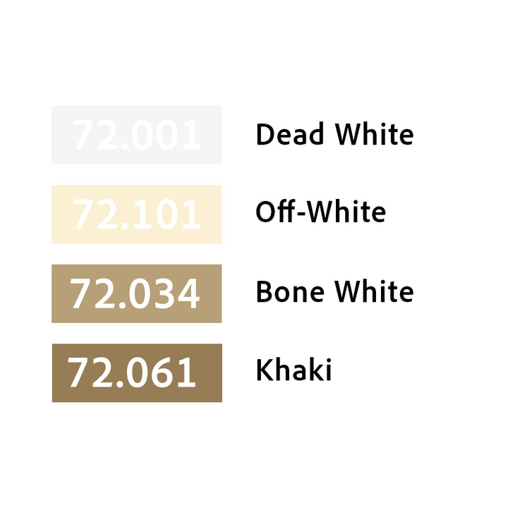 White Color Set 4x18ml - Game Color (72386)