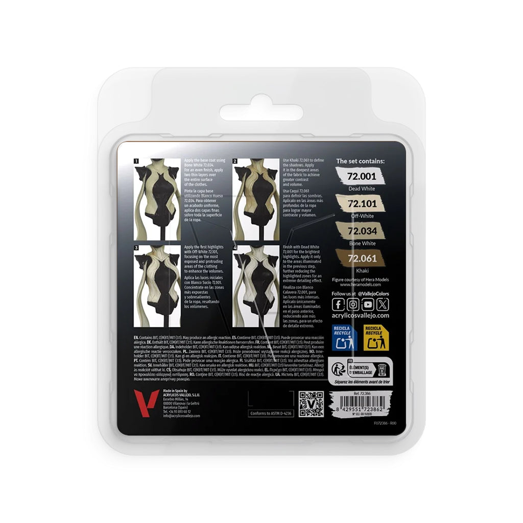 White Color Set 4x18ml - Game Color (72386)