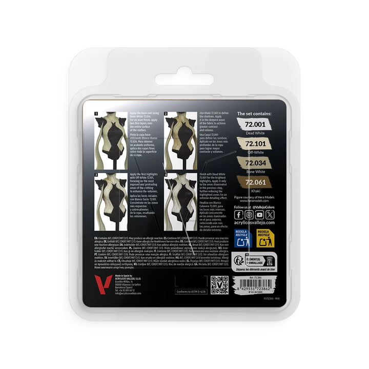 White Color Set 4x18ml - Game Color (72386)