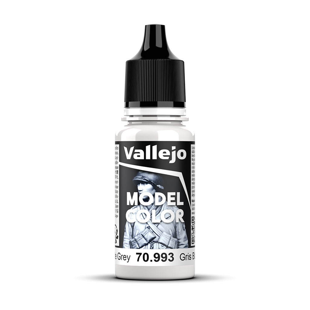 Vallejo Model Color White Grey 70.993 Acrylfarbe 18 ml für Tabletop Miniaturen und Modellbau