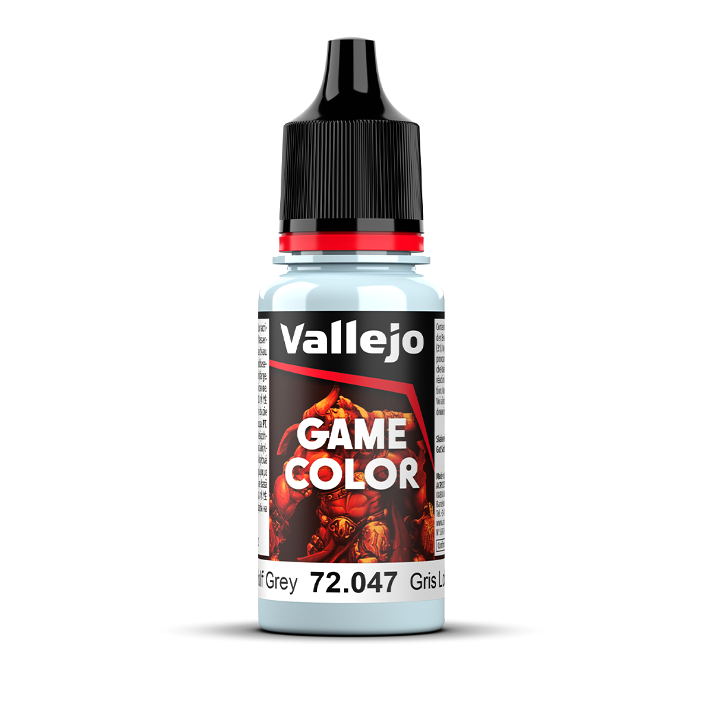 Vallejo Game Color Wolf Grey 72.047 Acrylfarbe 18 ml für Tabletop Miniaturen und Modellbau